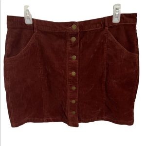 Forever 21 Plus size corduroy skirt
